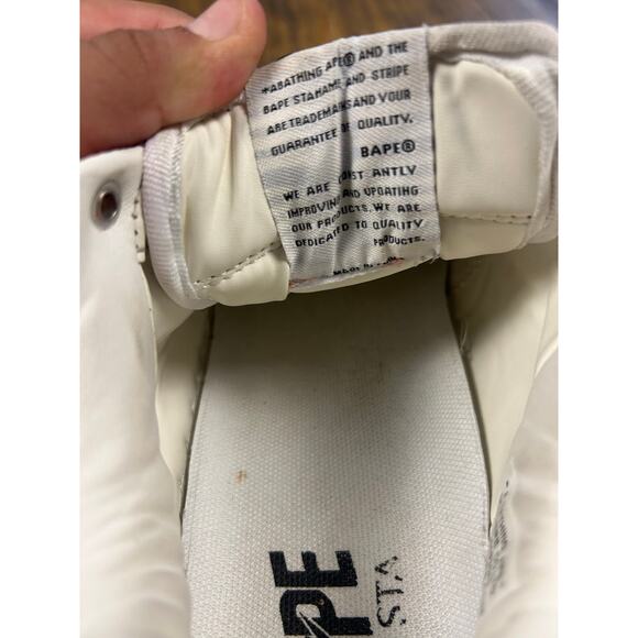 A Bathing Ape Bape Sta Y2K Pink Hype Sneakers - Picture 9 of 9